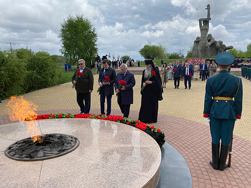 Мемориальный митинг в рамках проекта «Без срока давности» в Змиевской балке, г. Ростов-на-Дону